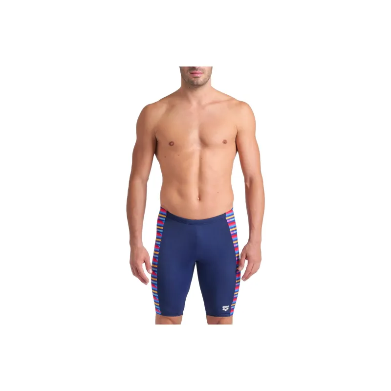 Arena Racing Stripe Jammer Swimming Shorts Men's-0