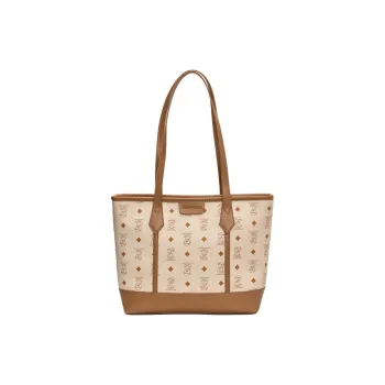 RIVMIND PU Basket Bag Shoulder Bag Women's Beige/Pink/Brown/Black