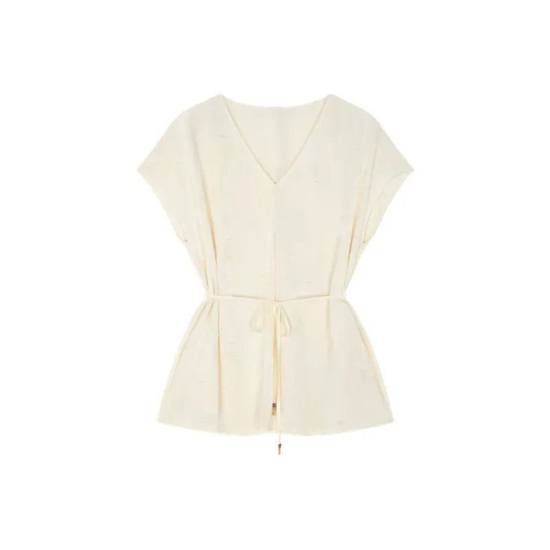 IHIMI Shirts Women's Beige-2