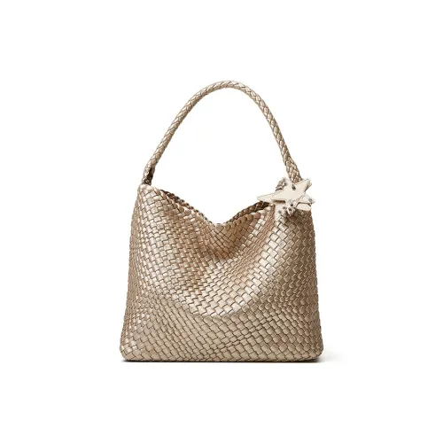 Bullrun PU Shoulder Bag Women's Purple/Gold