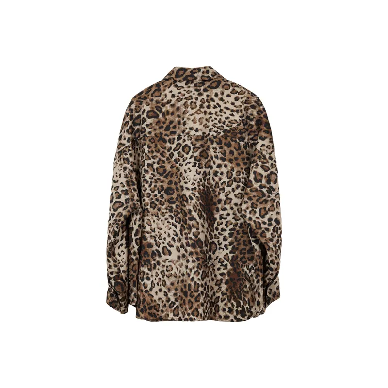 NancyCavally Shirt Women's Leopard Print-1