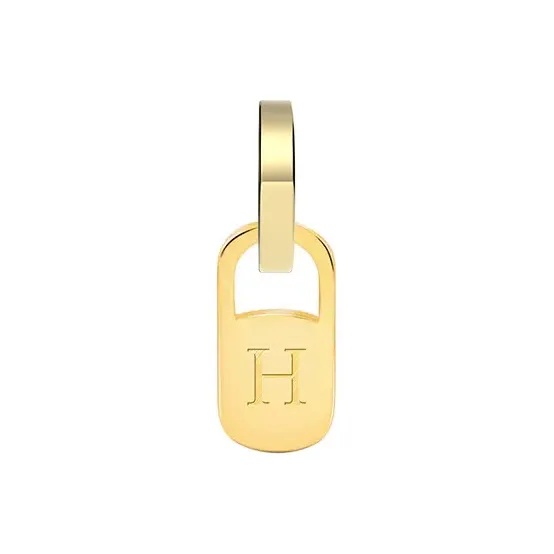 ANNAYA Letter Plate Pendants Unisex-9