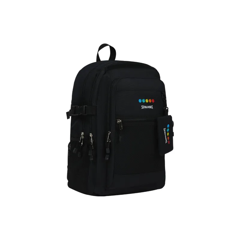 SPALDING Polyester Backpack Men's Black-1