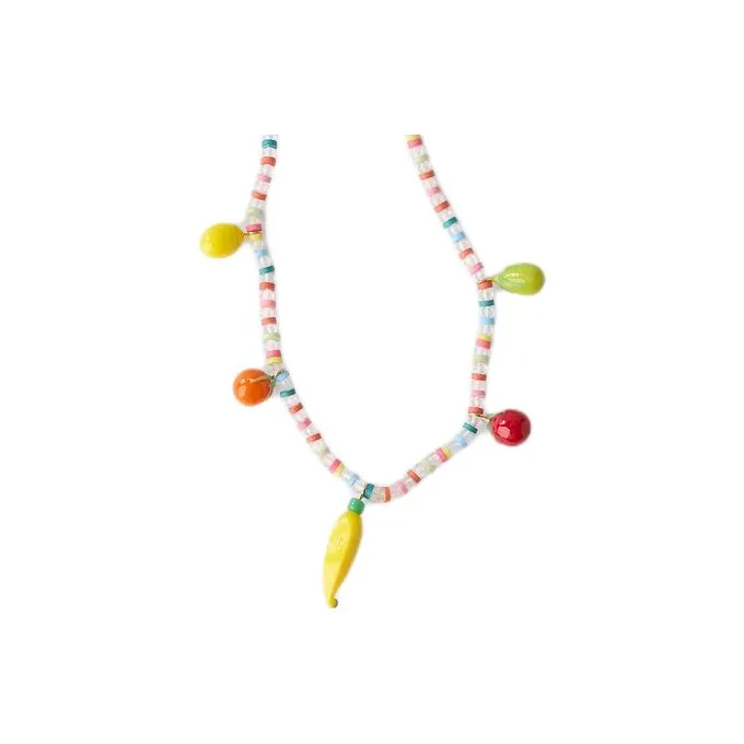 ZARA Glass, Acrylic, Iron Necklaces Kids' Multicolor-0