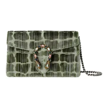 GUCCI Dionysus Velvet Wallets Shoulder Bag Crossbody Bag Extra Mini Women's Green