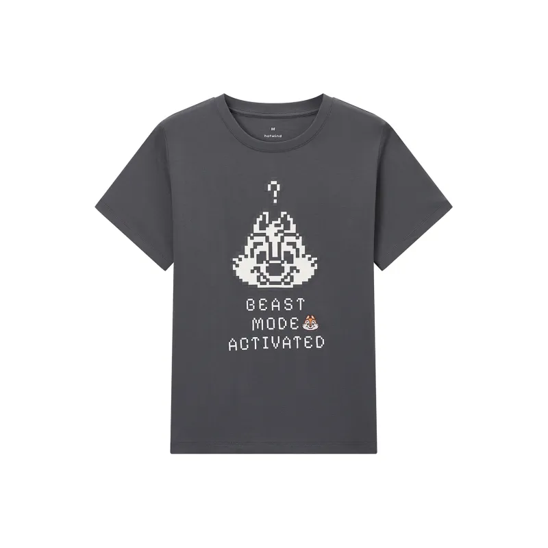 Hotwind Qiqi Didi Series T Shirt Women's 52 Dark Gray-0