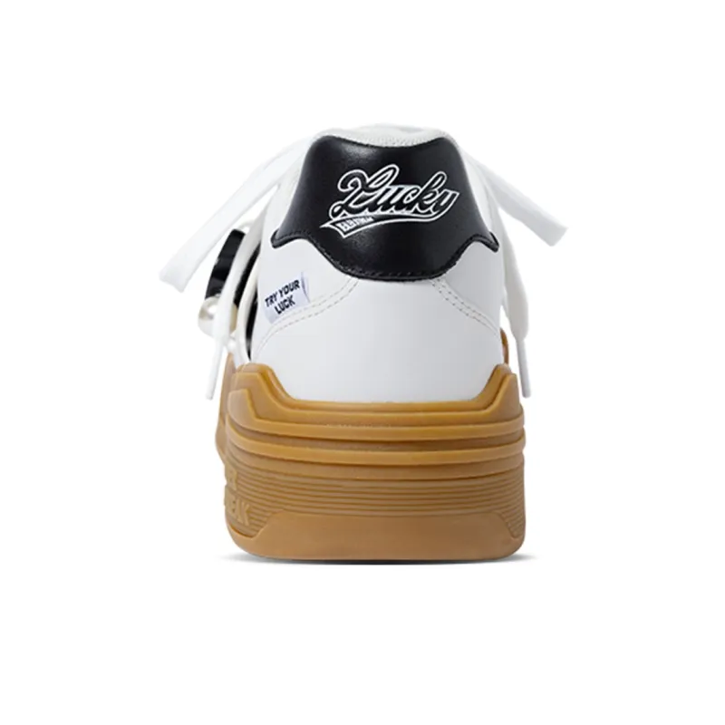 DEALER STREAK Anti-Slip And Wear-Resistant Breathable Low-Top Skateboard Shoes Unisex White-5