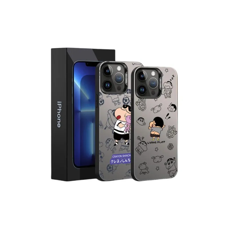 DAHUAXIAN Acrylic Material Crayon Shin Chan Fun Premium Feel Phone Cases Compatible With IPhone 16 Pro-2