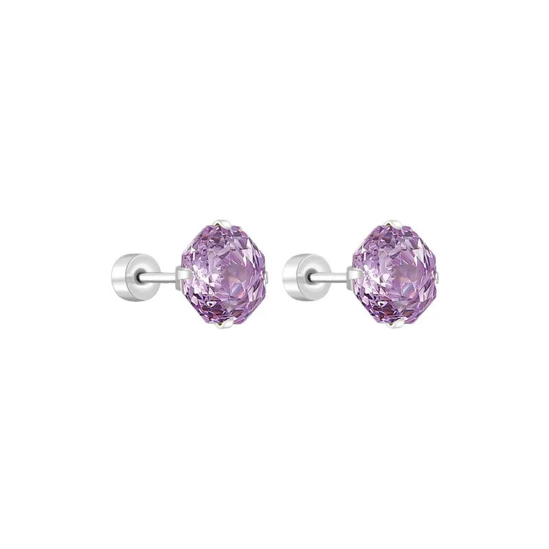 GUDUD Titanium Steel Stud Earrings Unisex-18