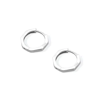 KIVA 999 Fine Silver Stud Earrings Women's