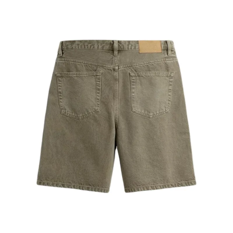 ZARA Denim Shorts Men's Dark Khaki-1
