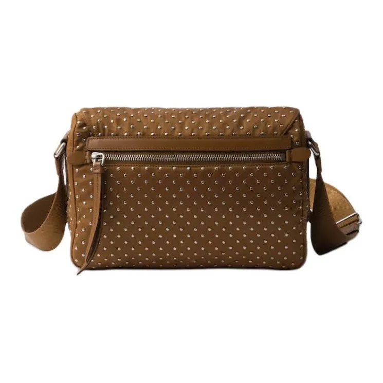 PRADA Re Nylon Shoulder Bag Regular Women's Brown-2