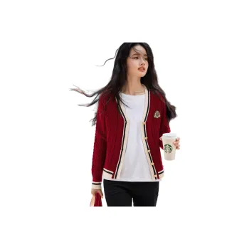 Mo Han Yi Mei Knitwear Women's Red
