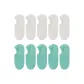 5 White 5 Mint Green