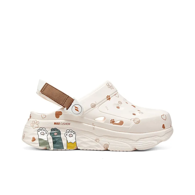 Skechers Max Cushioning Clogs Women's Ecru-10