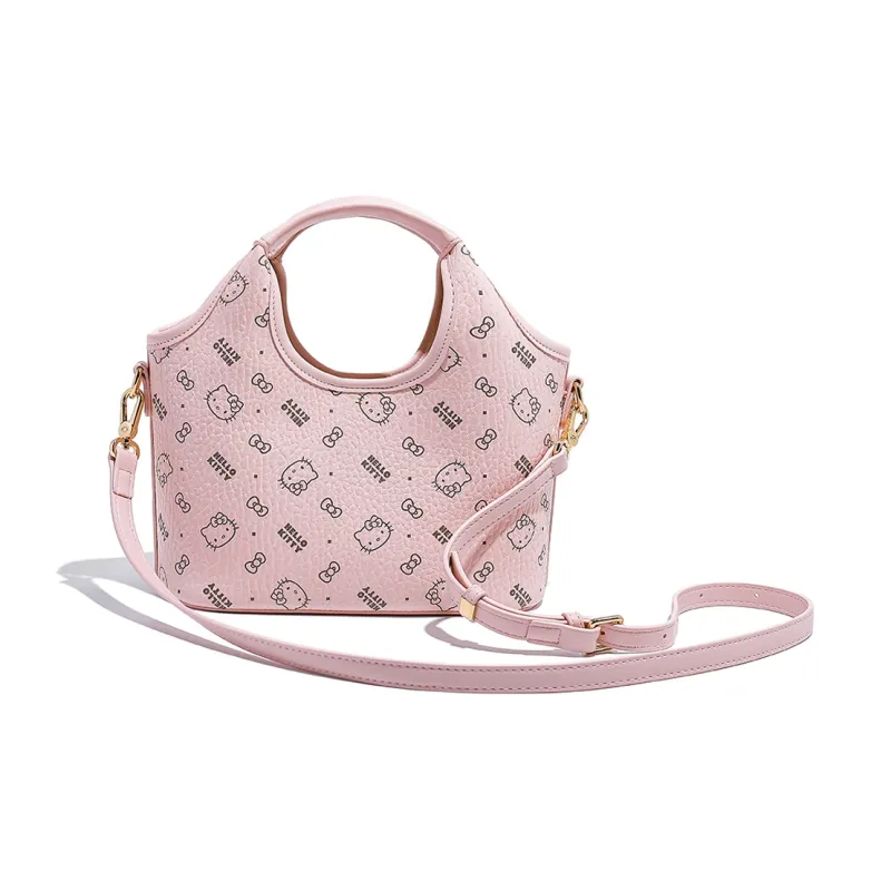 MESUCA Sanrio Collaboration Kitty Series PU Shoulder Bag, Crossbody Bag, Handbag Women's Multicolor-2
