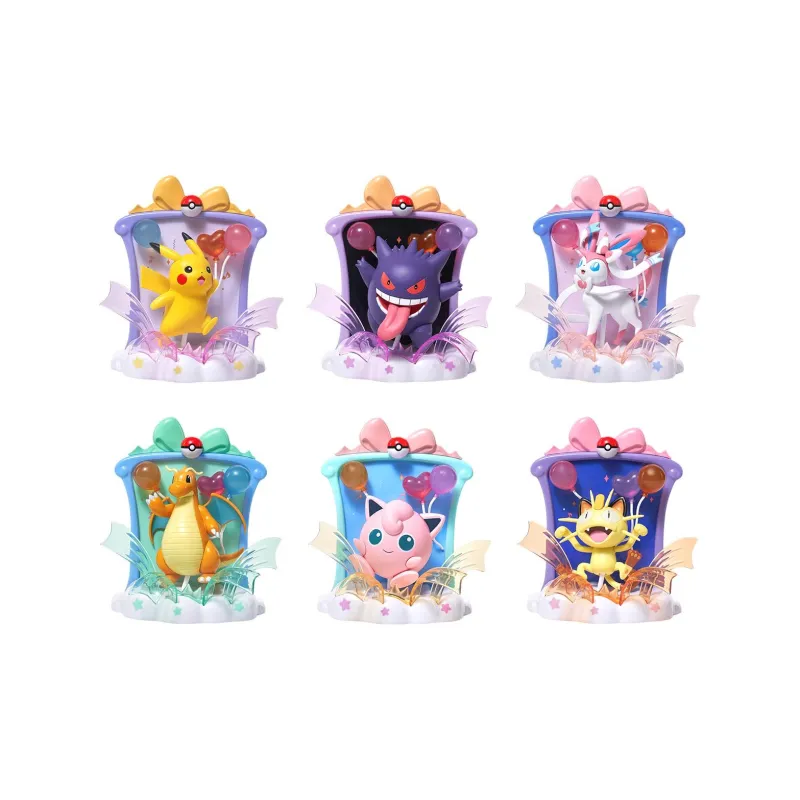 JAKA Pokémon Happy Party Photo Frame Collection Chibi Figures-18