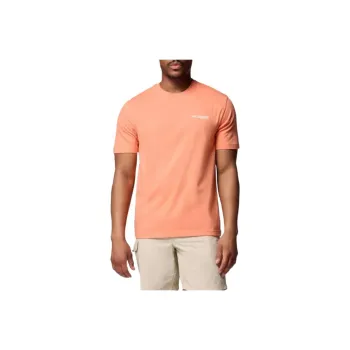 Columbia T Shirt Men's Bright Peach