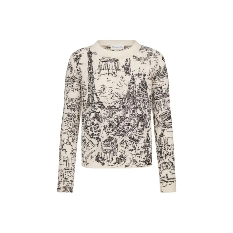 DIOR SS24 Cashmere Sweater Women's Multicolor-0