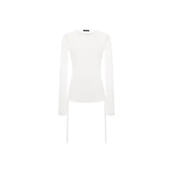 Ann Demeulemeester Oke Long Sleeve Cropped Top
