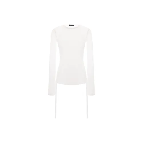 Ann Demeulemeester Oke Long Sleeve Cropped Top