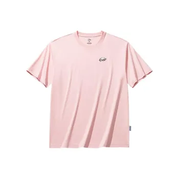 Anta x HAIBAOKANKAN,LIANMINGKUAN Life Collection T Shirt Unisex Clear Plum Pink