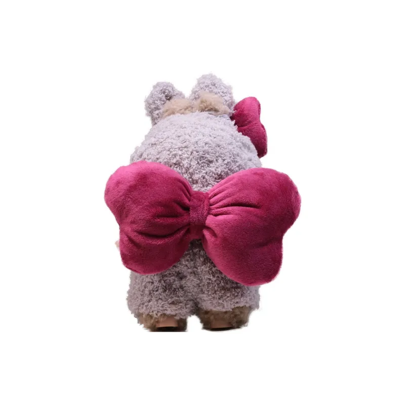 [Modified Doll] POP MART Labubu THE MONSTERS Heartbeat Macaron Collection, Chinchillas Bowknot, Cute Hang Tag Box 15cm-3