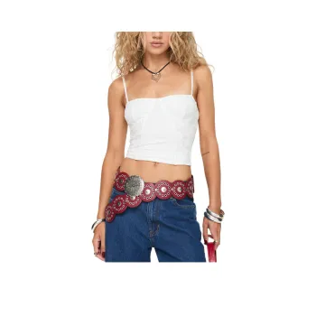 PRINCESS POLLY VAUGHN TOP Camisole Women's White/White