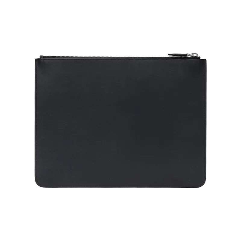 GIVENCHY Cow Leather Clutch Men's Black-2