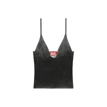 DIESEL M Laila V Neck Fine Ribbed Tank Top