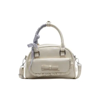 SEVENMOONS PU One Shoulder Handbag Regular Women's Ecru/Black/Blue/Pink