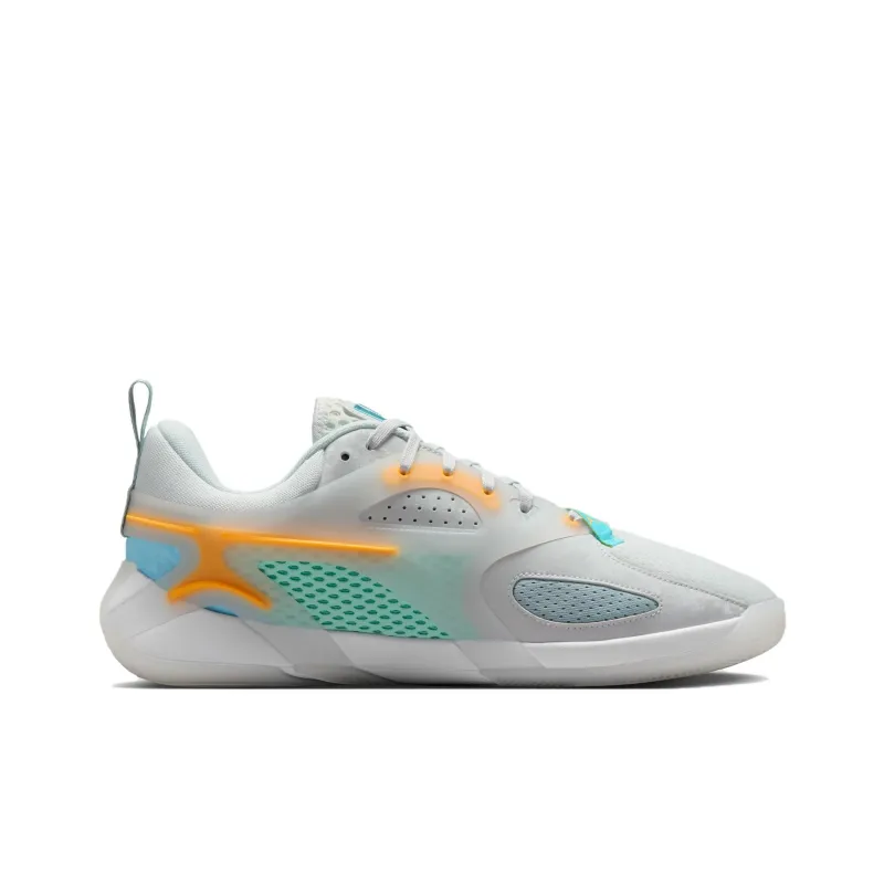 Jordan Heir Collection Cushioning Abrasion Resistant Breathable Low Top Basketball Shoes Men's Gray-1