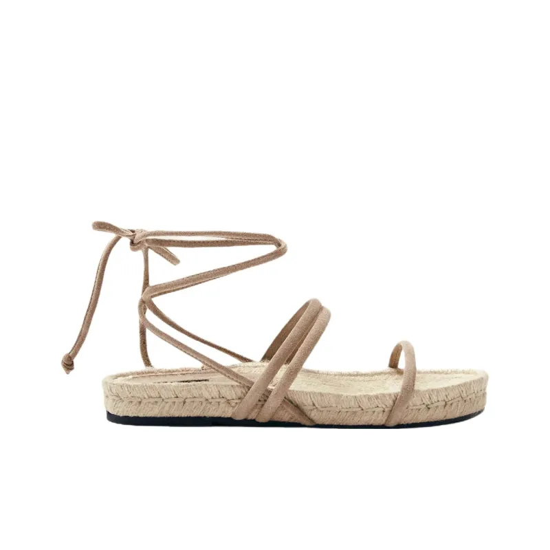 ALOHAS Rayna One Strap Sandals Women's Beige-1