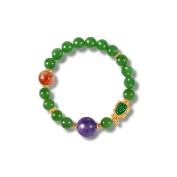 RIXIANGWAN Bracelets Jasper Unisex
