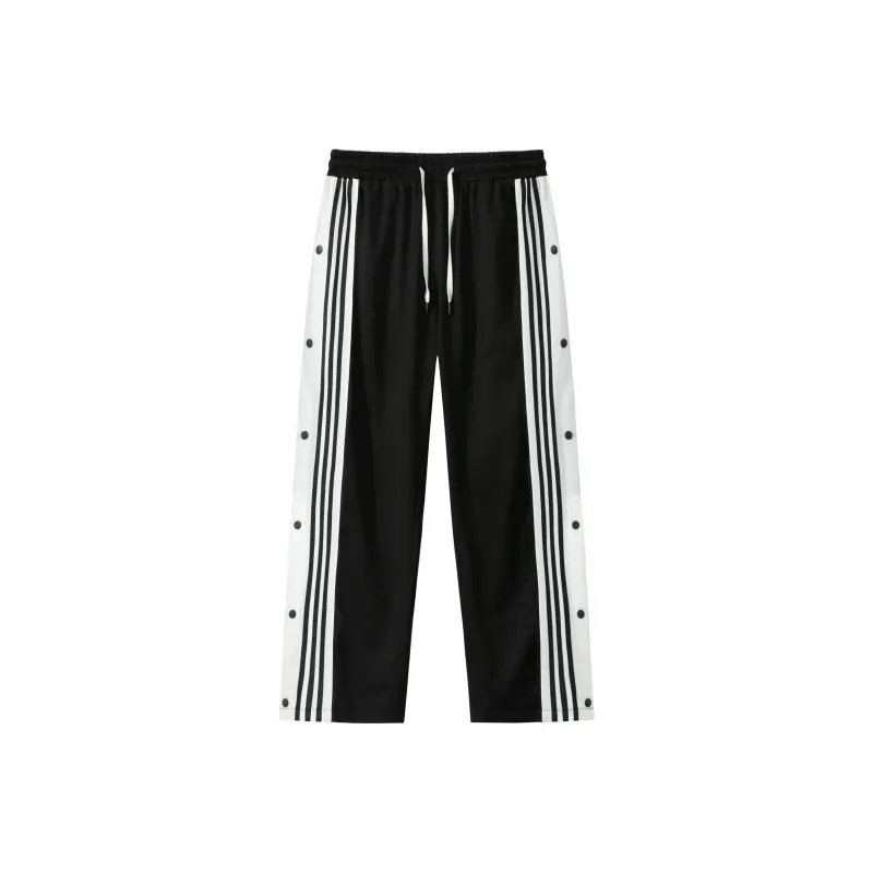 PAINT STAIN Casual Pants Unisex Classic Black-8