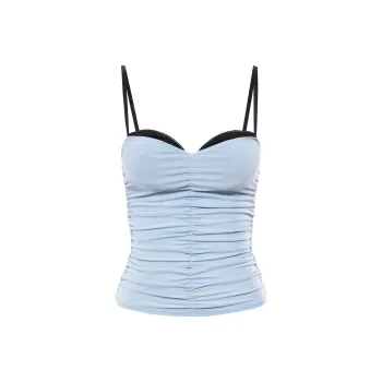 Miaou RENZO TUBE TOP Camisole Women's Light Blue
