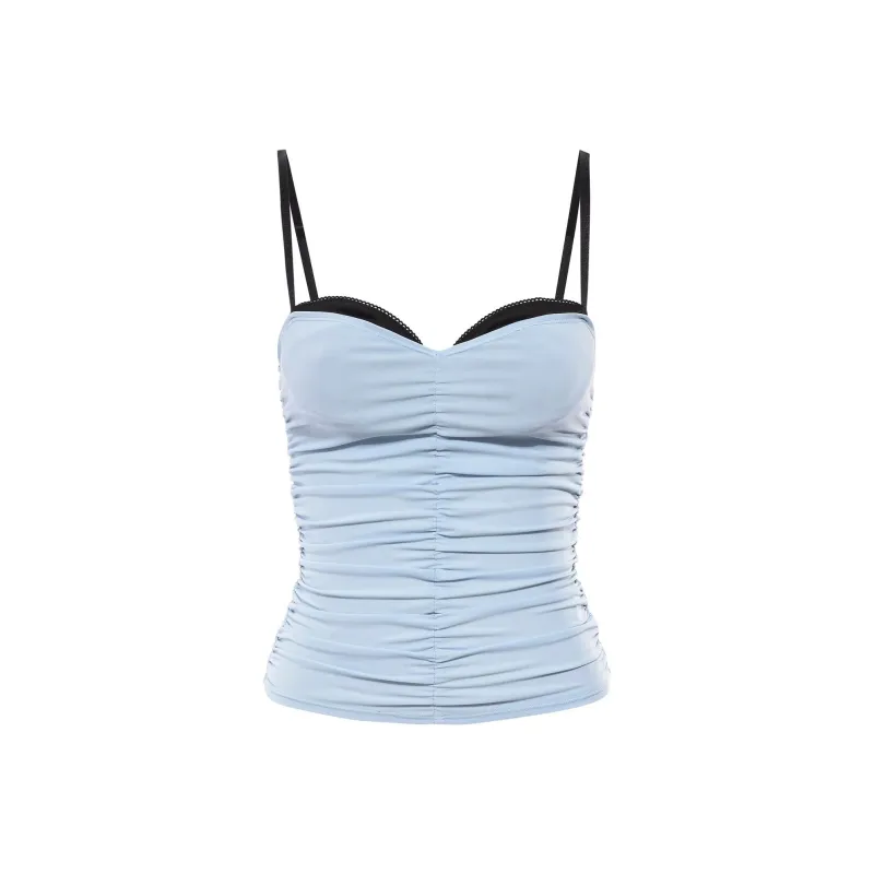 Miaou RENZO TUBE TOP Camisole Women's Light Blue-0
