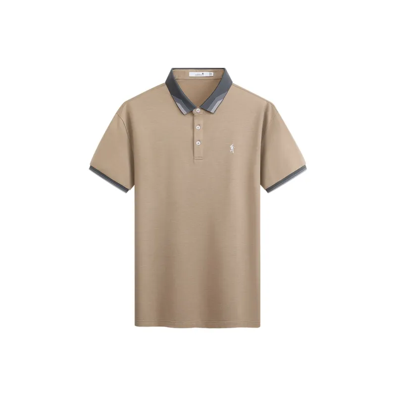 Dance With Wolves Polo Shirt Men's Khaki-0