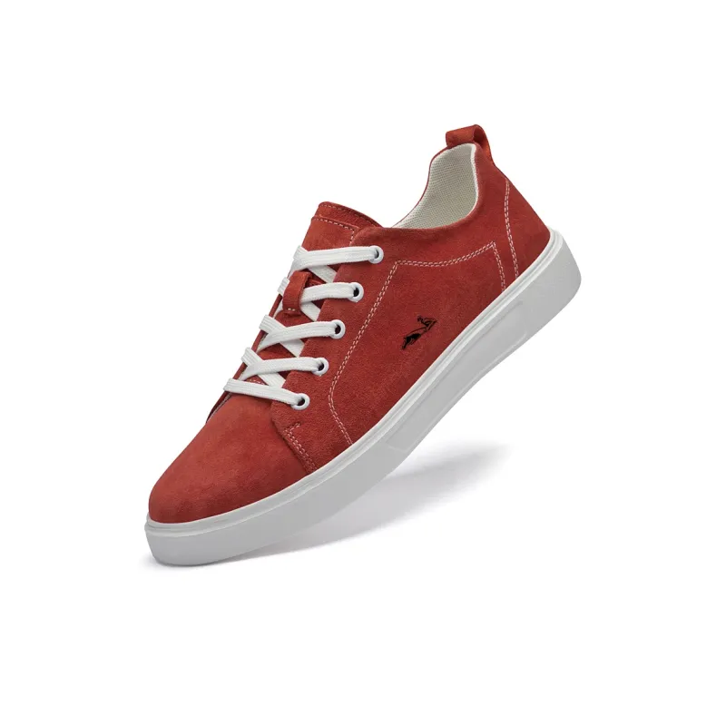 British Knights Slip Resistant Low Top Skateboard Shoes Men's Red-2