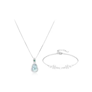 JOYDINNY Colored Glaze Necklaces Women's