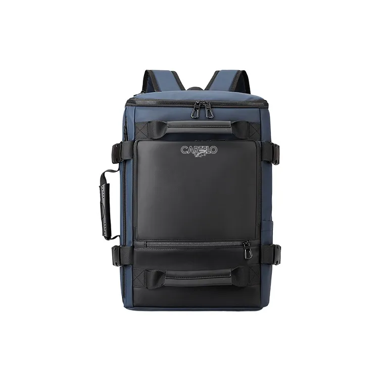 CARTELO Polyester With PU Backpack Men's Multicolor-4
