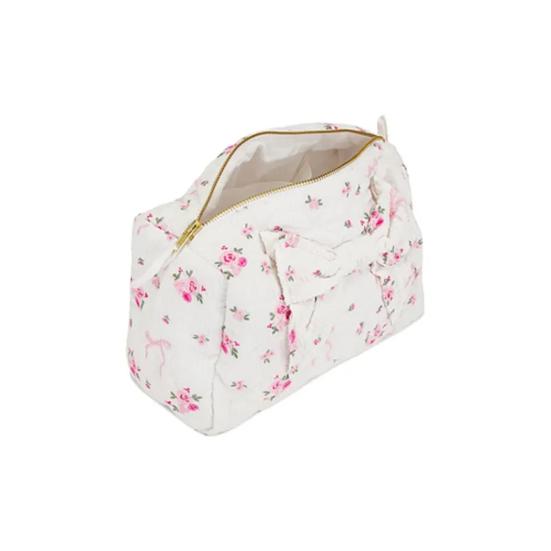 LOVESHACKFANCY Linen Storage Bag Unisex White-1
