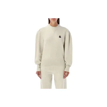 ISABEL MARANT ETOILE Kelaya Logo Embroidered Crewneck Jumper