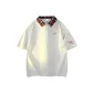Heather Gray Red Plaid Collar (Red Text)