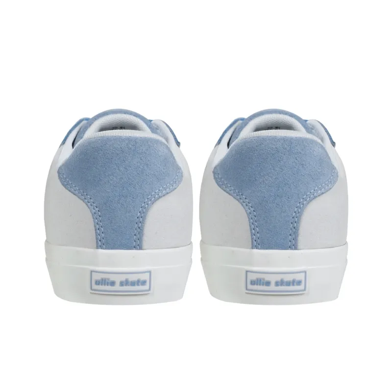 Ollieskate Slip Resistant, Abrasion Resistant, And Balanced Low Top Skateboard Shoes Unisex White-4