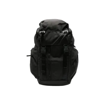 STONE ISLAND Foldover top Canvas Backpack