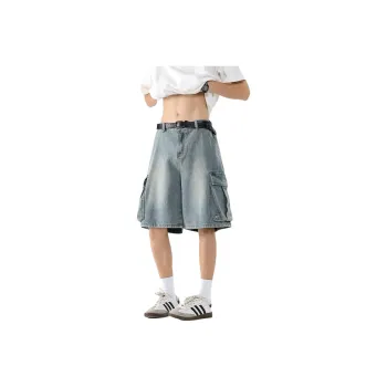 BEAR UNION Denim Shorts Unisex