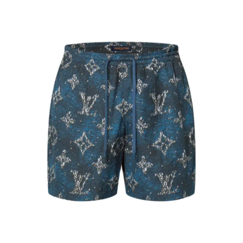 LOUIS VUITTON Printed Monogram Swim Shorts-0