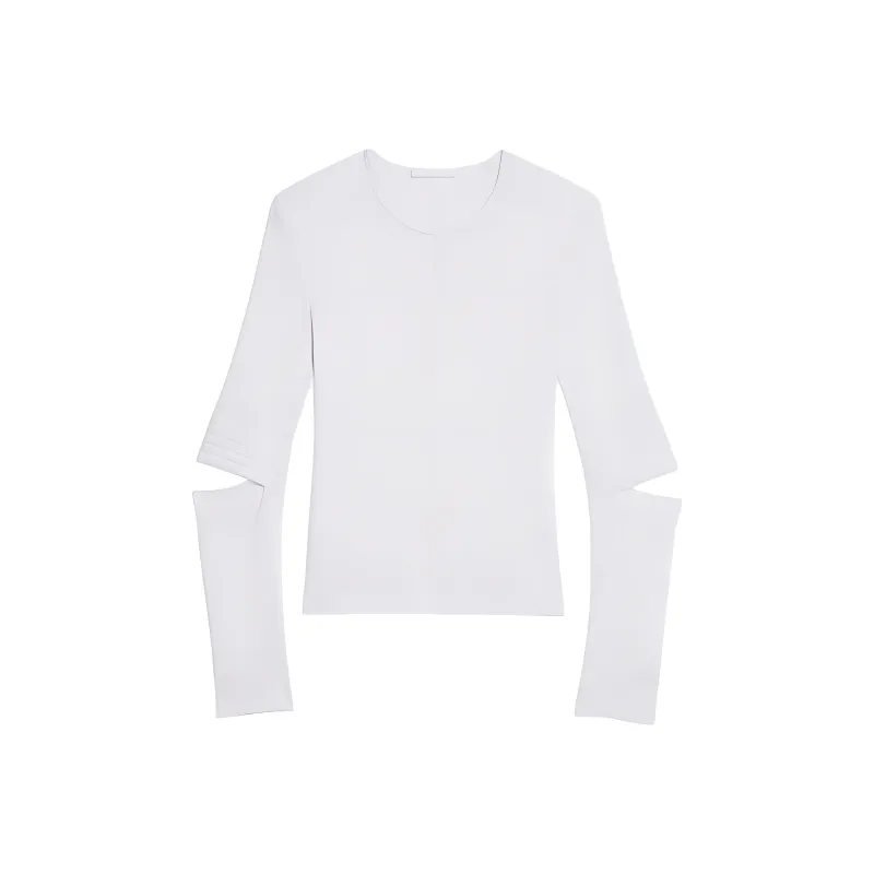 Helmut Lang Astro Crewneck Cut Out Top-0