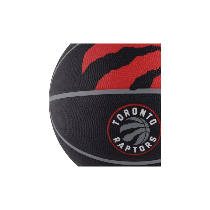 SPALDING Rubber Basketball Black Red Size 7 Training Unisex-1